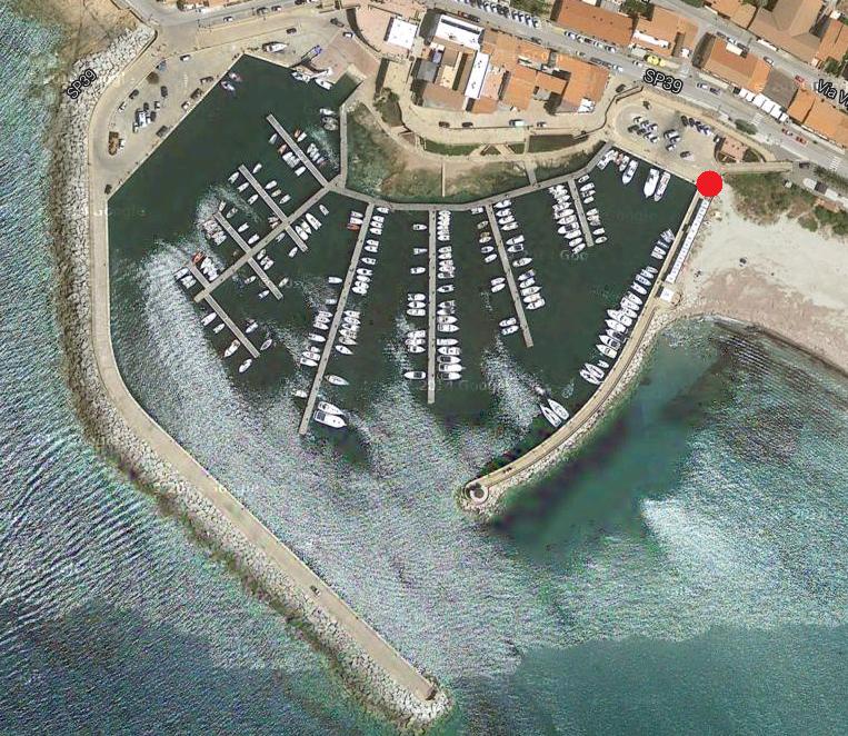 Isola Rossa touristic port